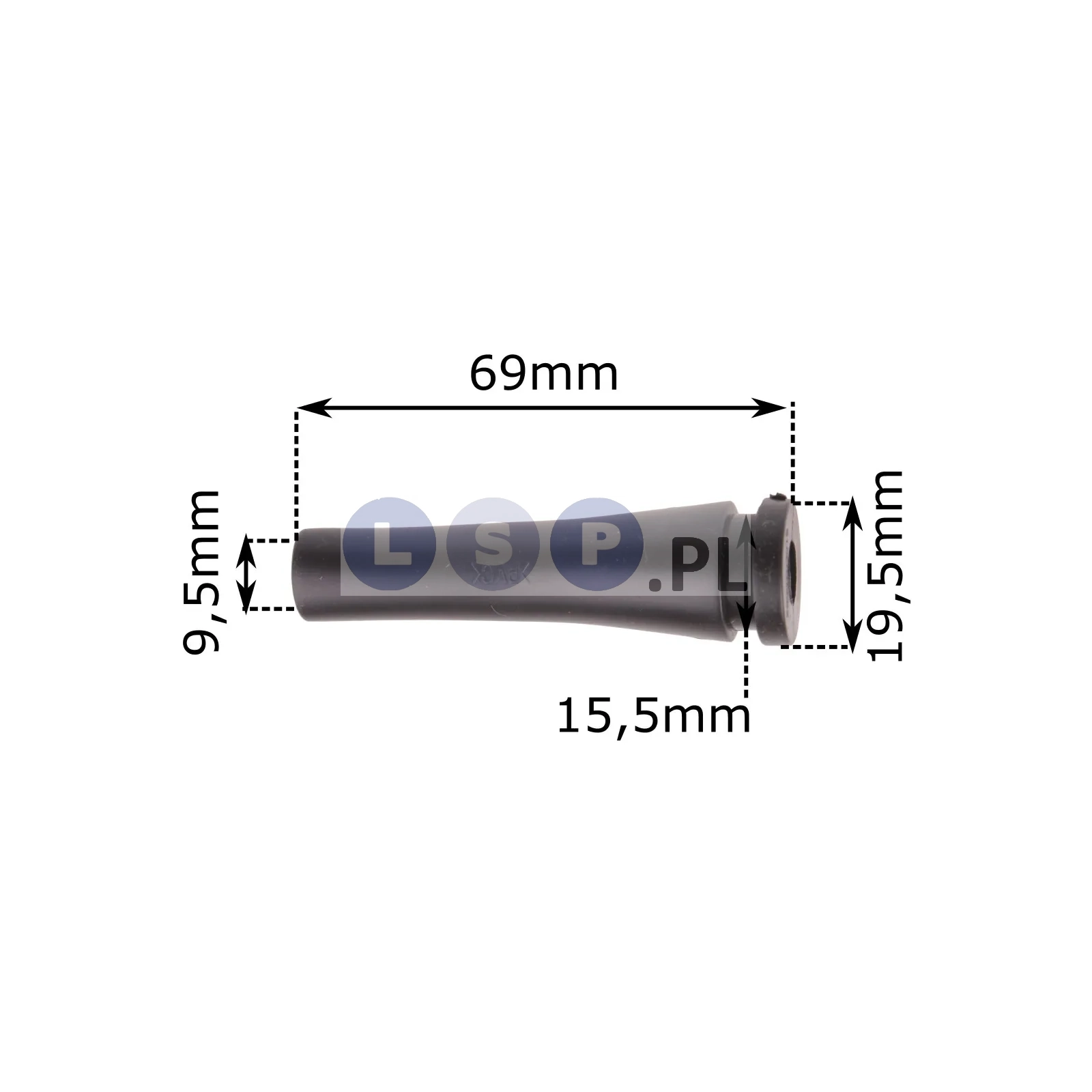 ODGIĘTKA Ø7,3-Ø8,6x76 MM - Bosch GBH 2-24, 2-28 DSR, DFR, DFV