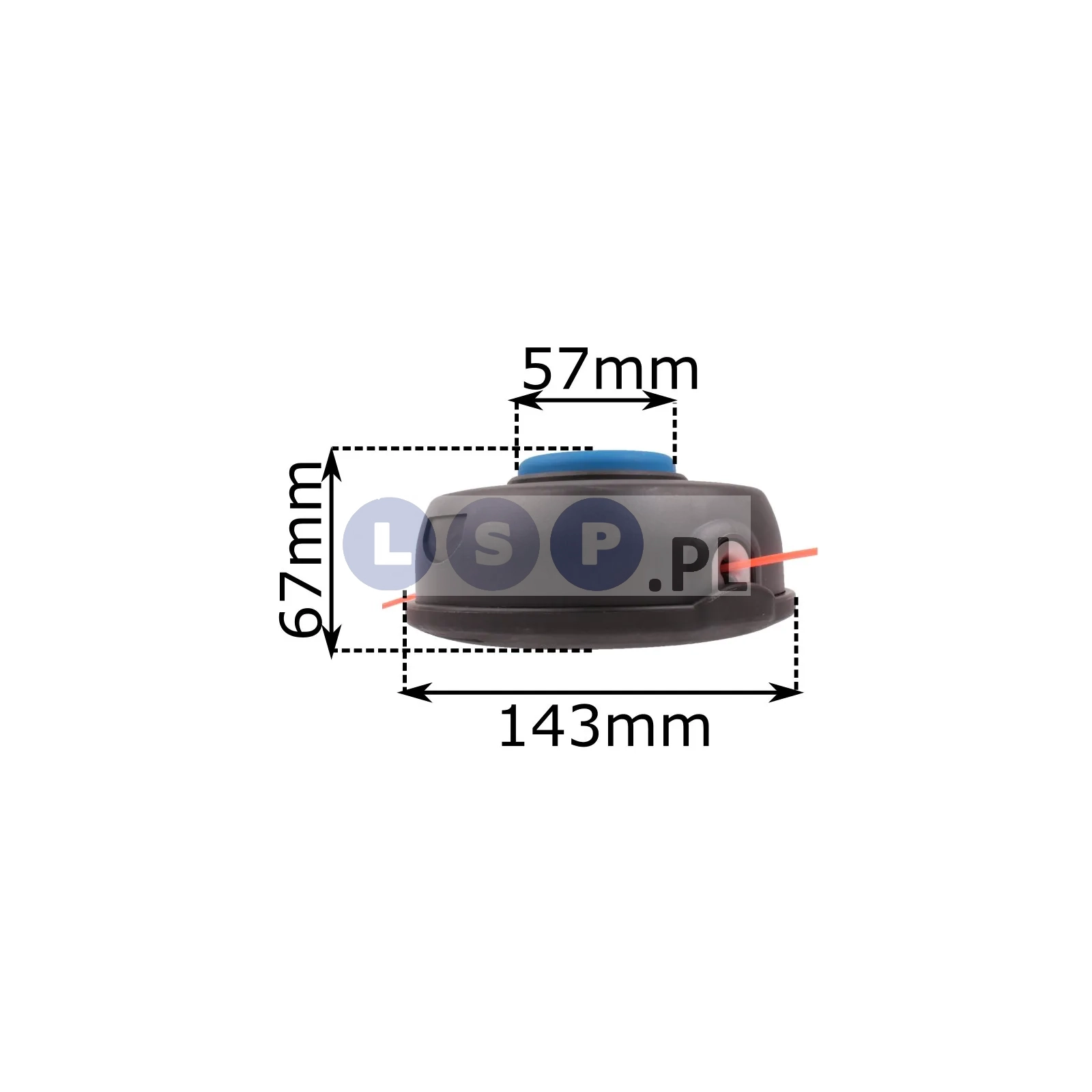 Głowica M12x1,75 typ Husqarna 45