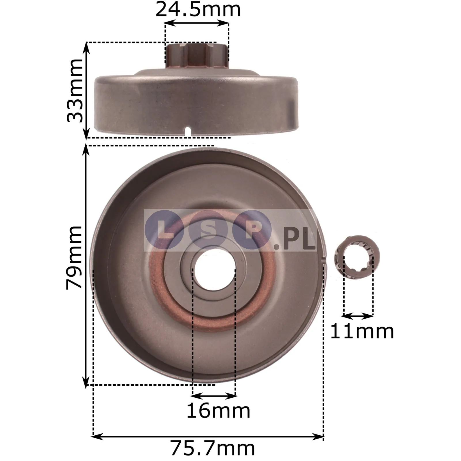 Kosz sprzęgła kompletny MS290 MS360 MS390 pływający