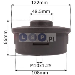 Głowica półautomatyczna DL-1209 M10x1.25 do podkaszarki spalinowej 