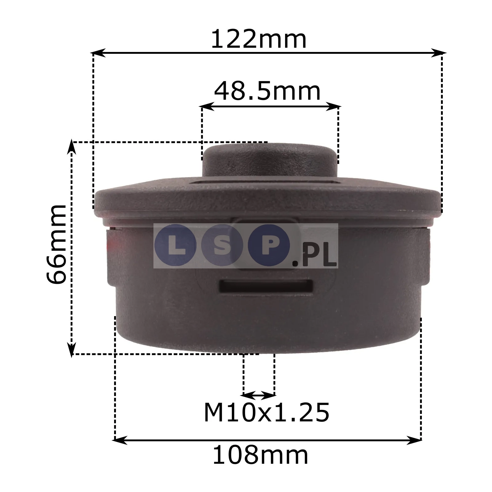 Głowica półautomatyczna DL-1209 M10x1.25 do podkaszarki spalinowej 