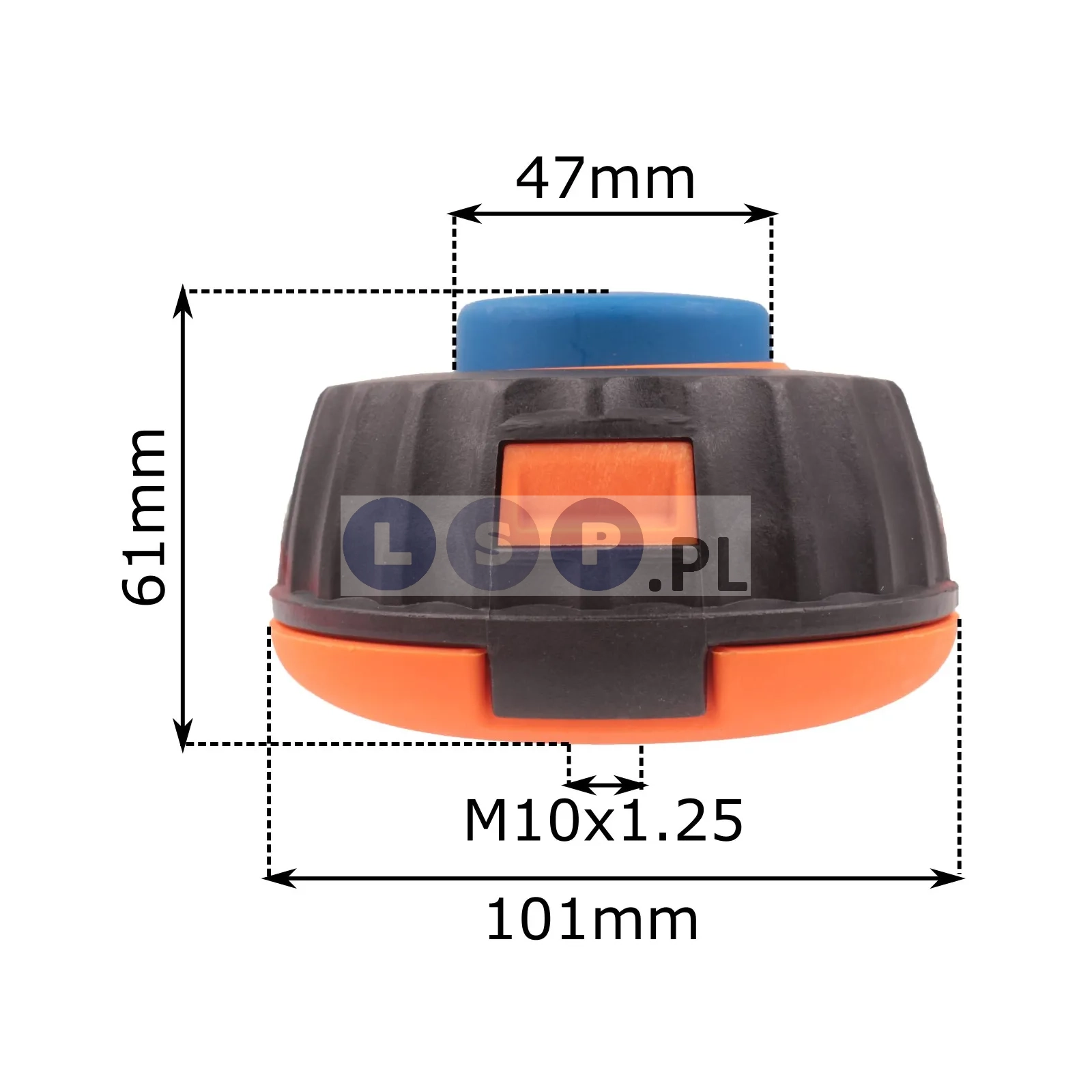 Głowica półautomatyczna DL-2239 M10x1.25 do podkaszarki spalinowej 