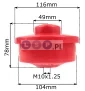Głowica żyłkowa do kosy spalinowej żyłka bęben