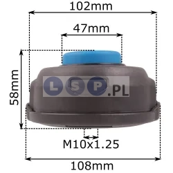 Głowica półautomatyczna DL-1239 M10x1.25 do podkaszarki spalinowej 