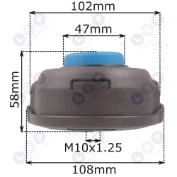 Głowica półautomatyczna DL-1239 M10x1.25 do podkaszarki spalinowej 