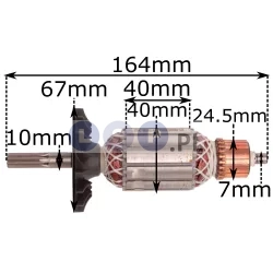 Wirnik do młotowieratrki GBH 4-32 DFR -252