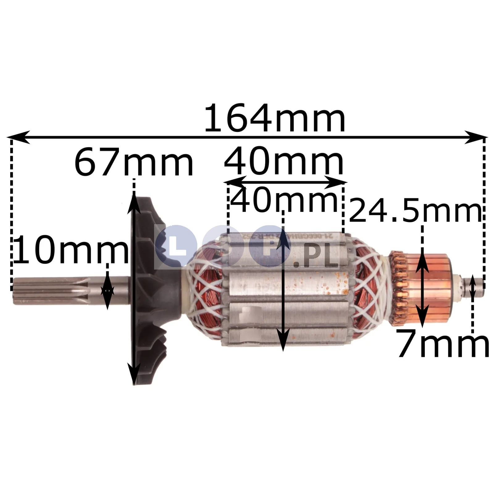 Wirnik do młotowieratrki GBH 4-32 DFR -252