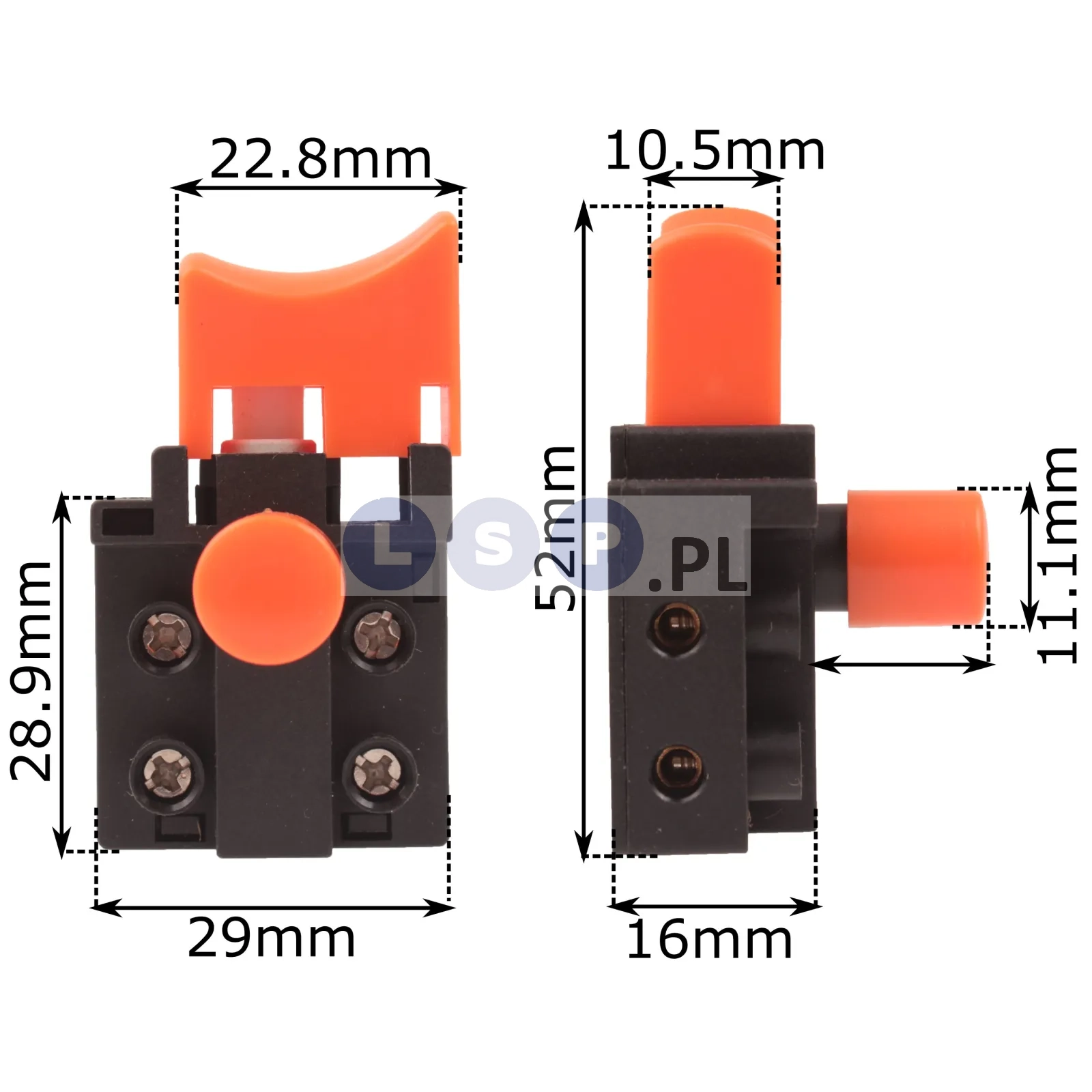 Wyłącznik do Piły tarczowej 10A 250V 43-CD535 GRAPHITE MACALLISTER