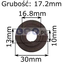 Podkładka do szlifierki M10 maszyn CNC na tarcze do 100mm z otworem 16mm