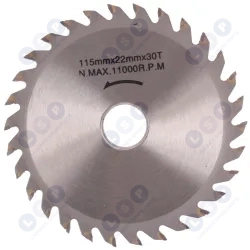 Tarcza widiowa 115 x 20 - 22,2 mm 30T do drewna widia