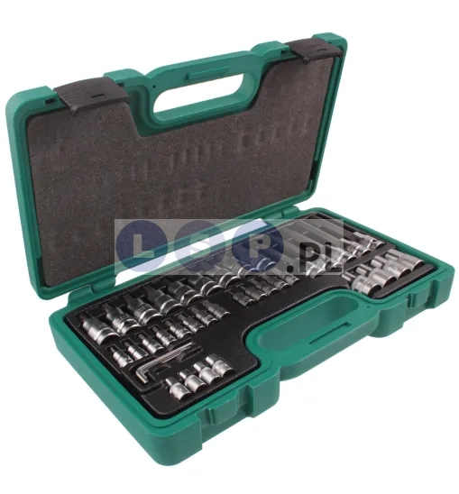 Zestaw narzędzi HONITON 40el. kluczy nasadowych 1/2" i 1/4" Imbus, torx, torx wewnętrzny