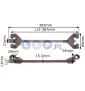 Ściągacz ściągacze do sprężyn McPerson 2szt 380mm 1/2 cal. Ścisk ściski