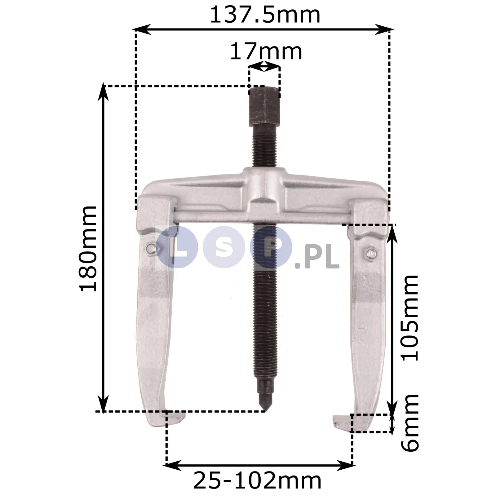 Ściągacz do zebatek, styl amerykański SN0206-6”