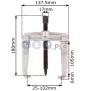 Ściągacz do łożysk 25-102x105mm 2-ramienny sworzni ramion wycieraczek klem alternator