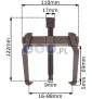 Ściągacz do łożysk 16-88x122mm 2-ramienny sworzni ramion wycieraczek klem alternator