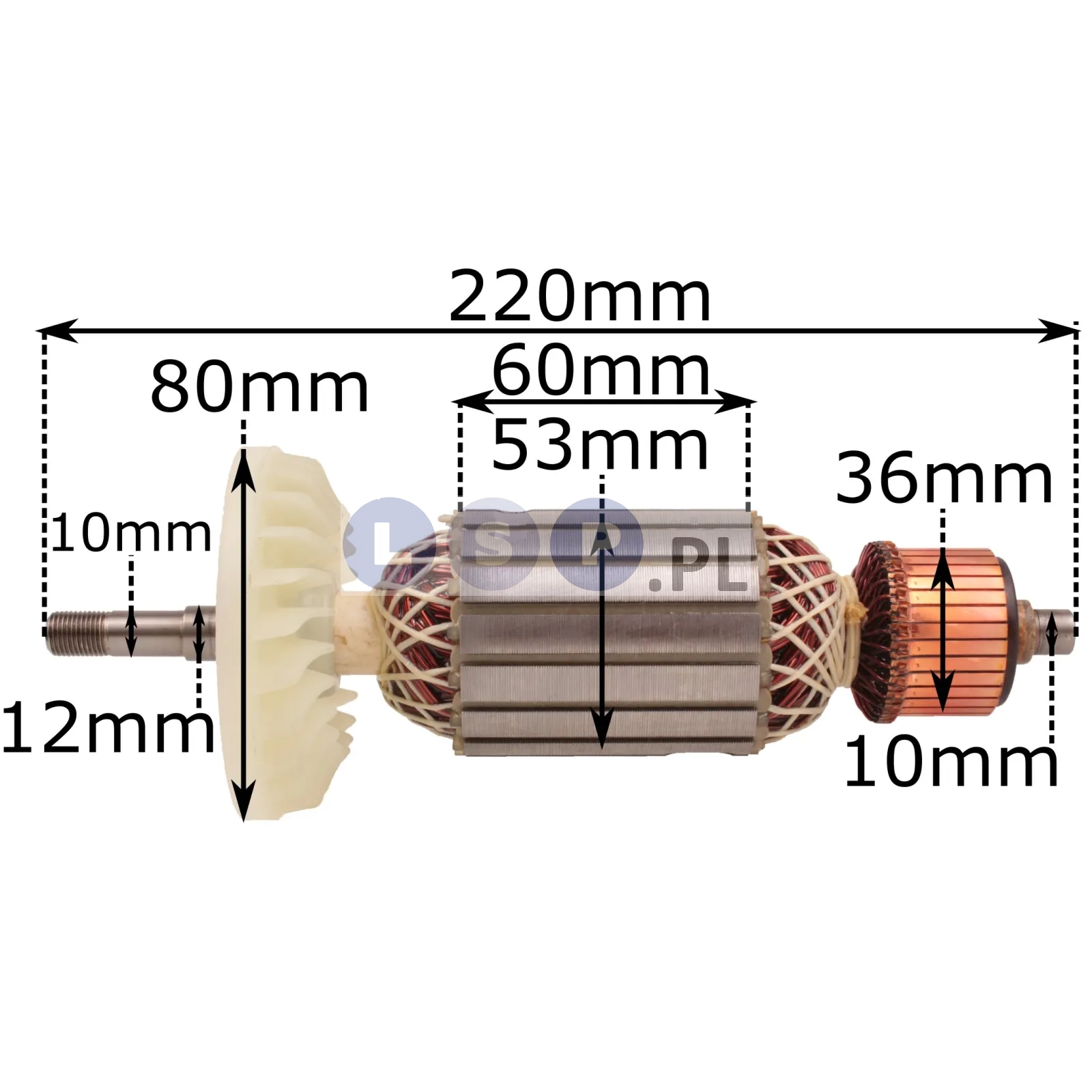 Wirnik do szlifierki Hitachi G23SC3, G23SE2, G18SE3 UB UA SE, SG2 SE3 , 360-594E