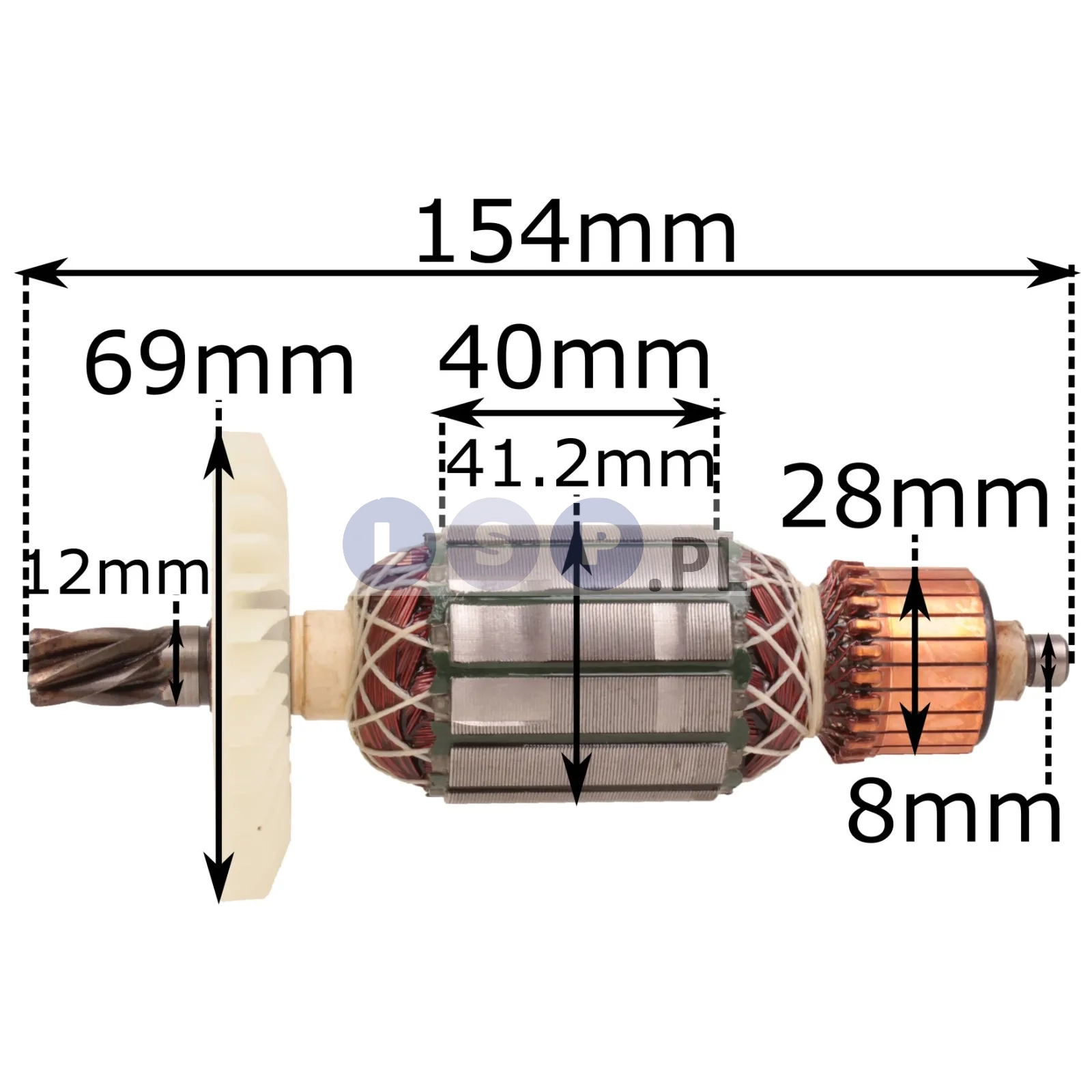 Wirnik do młota Hitachi H45MR H45MRY H45SR, 360571E