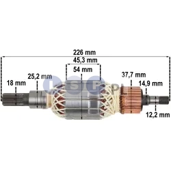 Wirnik do młota wyburzeniowego Bosch GSH 27, 1614011091