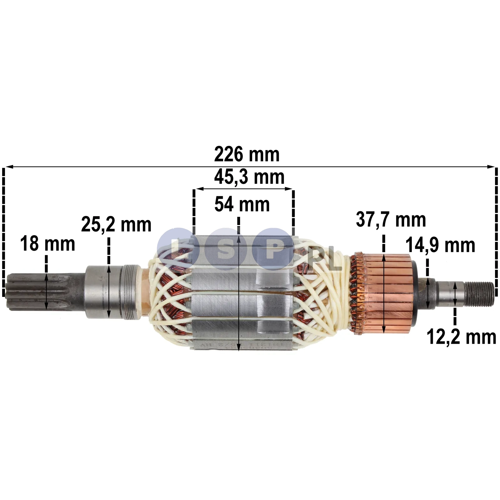 Wirnik do młota wyburzeniowego Bosch GSH 27, 1614011091