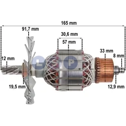 Wirnik do pilarki GKS 65 G CE GCE -696 9 zębów piły tarczowej 