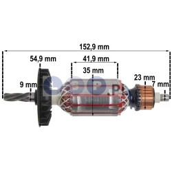 Wirnik do młotowiertarki Bosch GBH 2-24 5 zębów DO KOPII