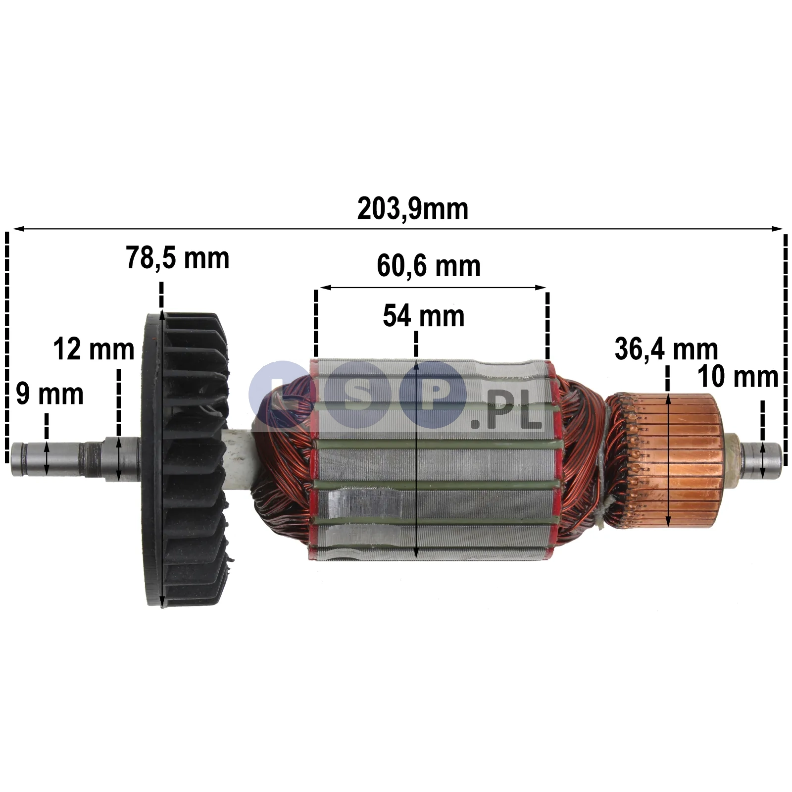 Wirnik do szlifierki Makita 9059 SF 9057, 516713-8