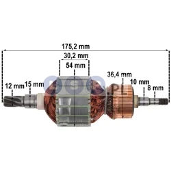 Wirnik do młoda Makita HR4500C, 516843-5