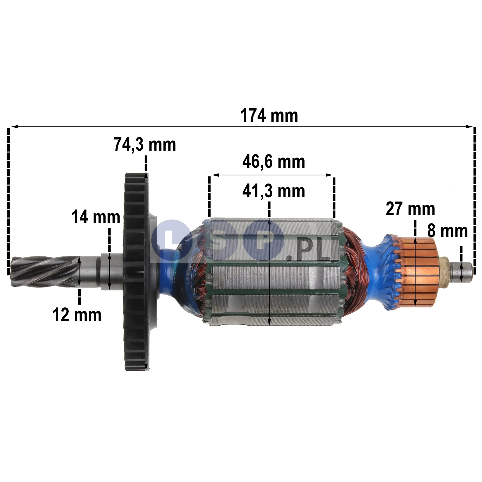 Wirnik do młota kującego Makita HM 1100, 515288-7