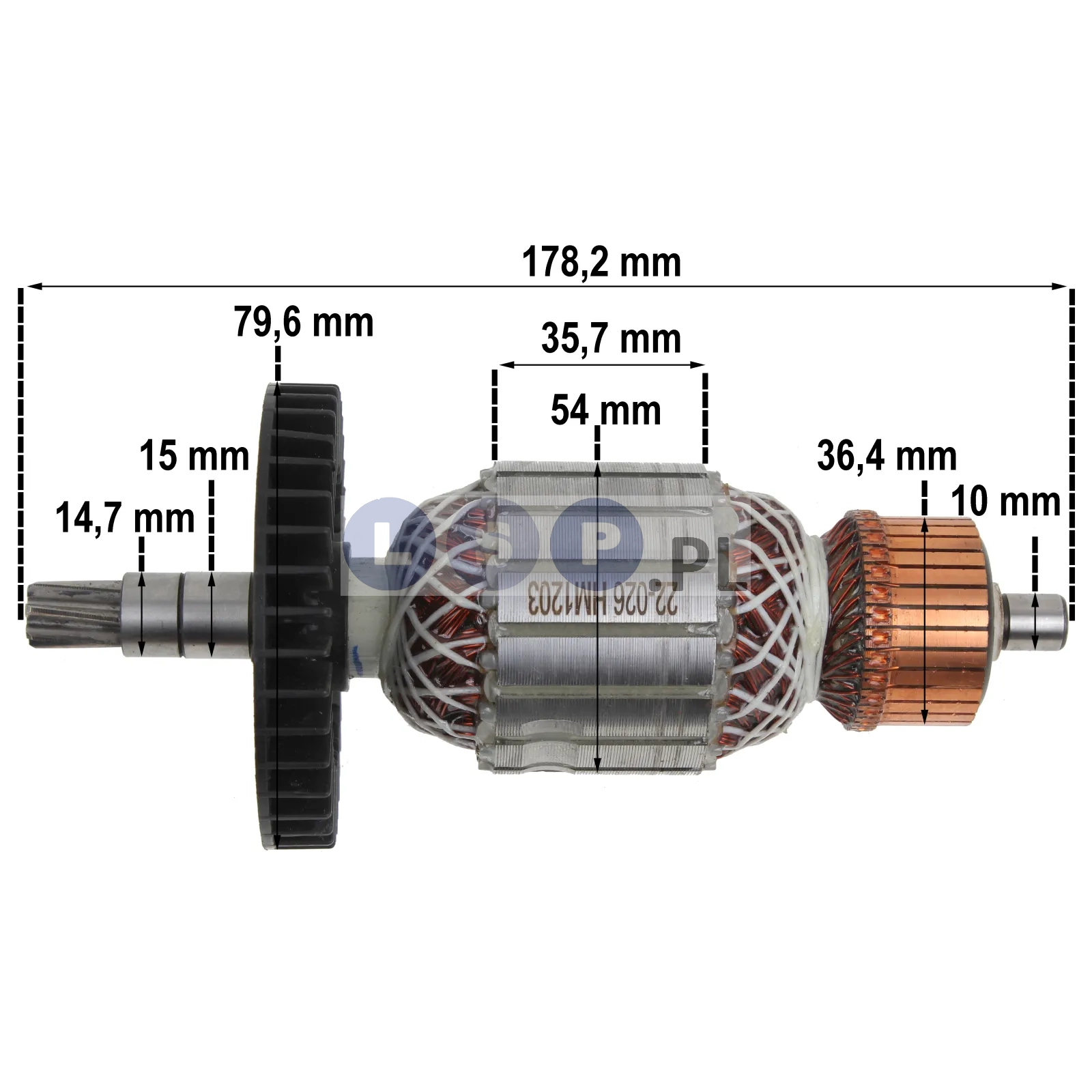 Wirnik do młota Makita  HM1203C HM1213C HM1205C, 517818-7