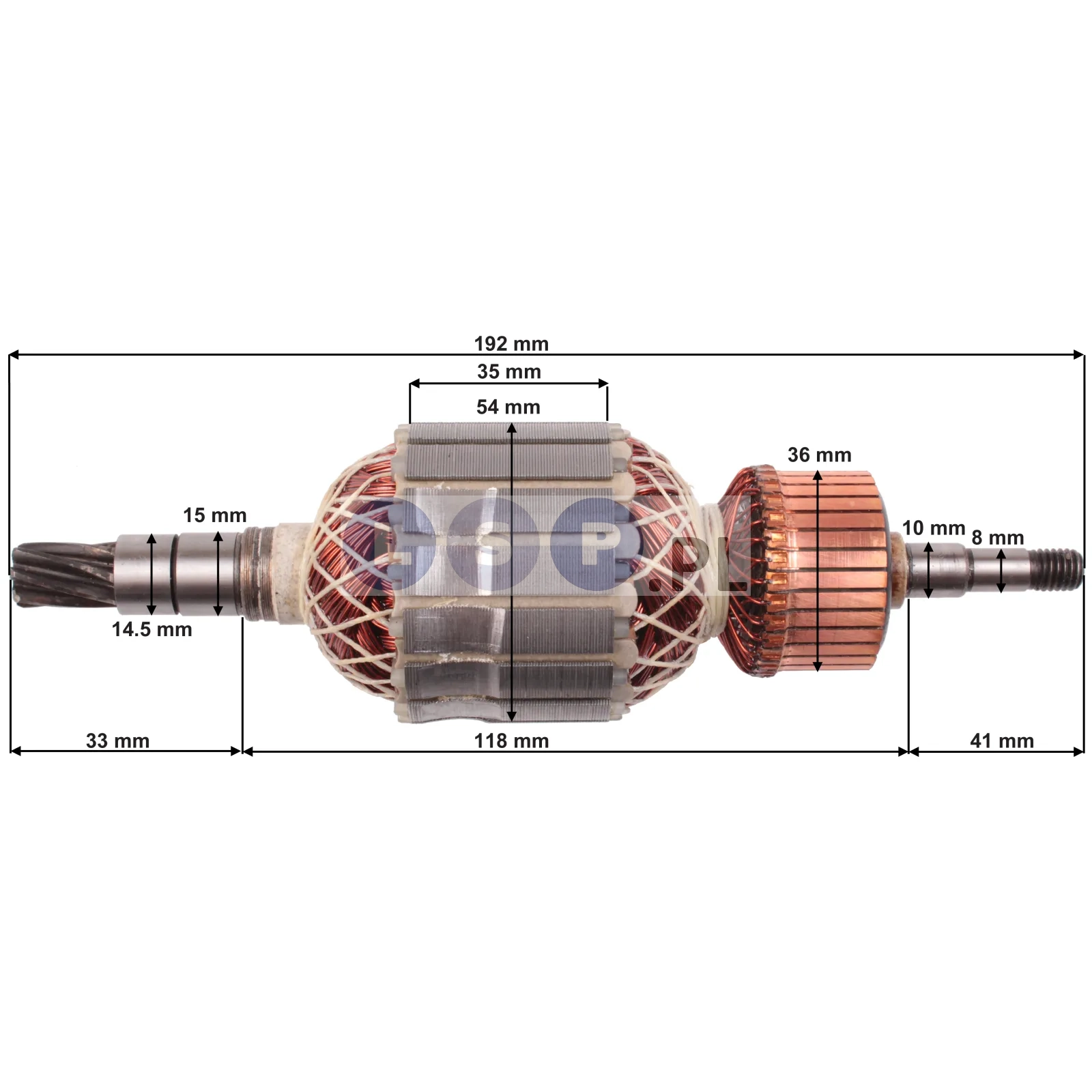 Wirnik do młotowiertarki Makita HR5201, HR5211