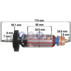 Wirnik do szlifierki Metabo W WE WEA 14-125 PLUS QUICK W 10-125 150 QUICK 310009170, 310007740