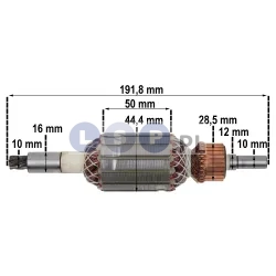 Wirnik do młota DEWALT DW 545 543 SH, BH 45 E, 46 E, SH 50 E, SH 50 EK, 571059-00