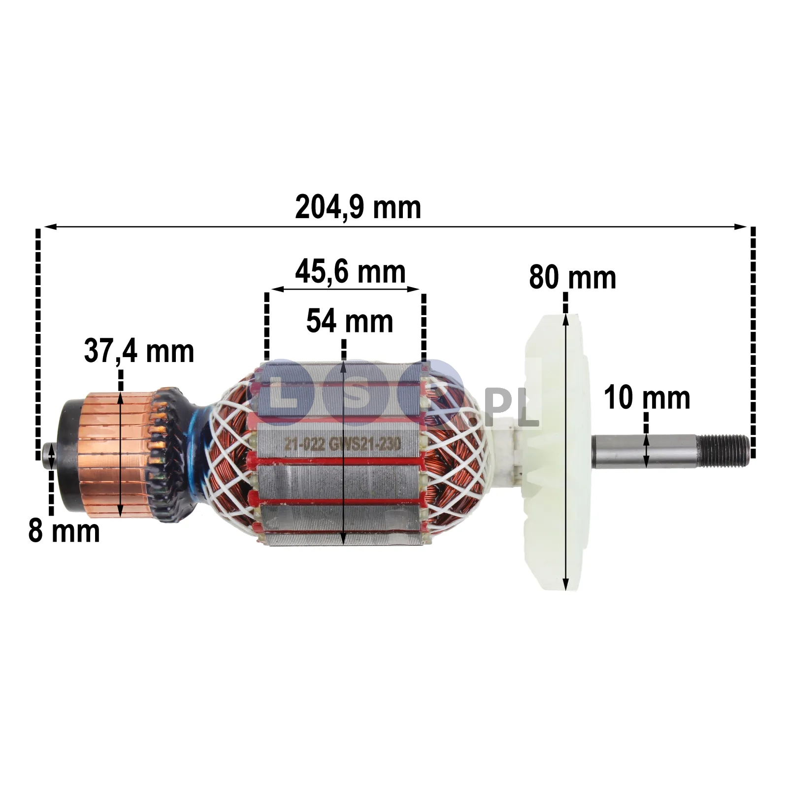 Wirnik szlifierki Bosch GWS 20-230 GWS 21-180 GWS 21-230