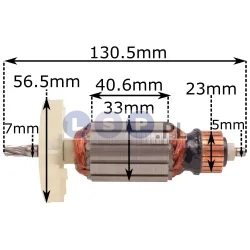 Wirnik do wiertarki Celma PRCr10 6S, PRCr10 6ES PRCr10 6AEO, C-33723P