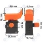 Wyłącznik do mieszadła REBIR E-1023 EM1-950K K-2 EM2-1500