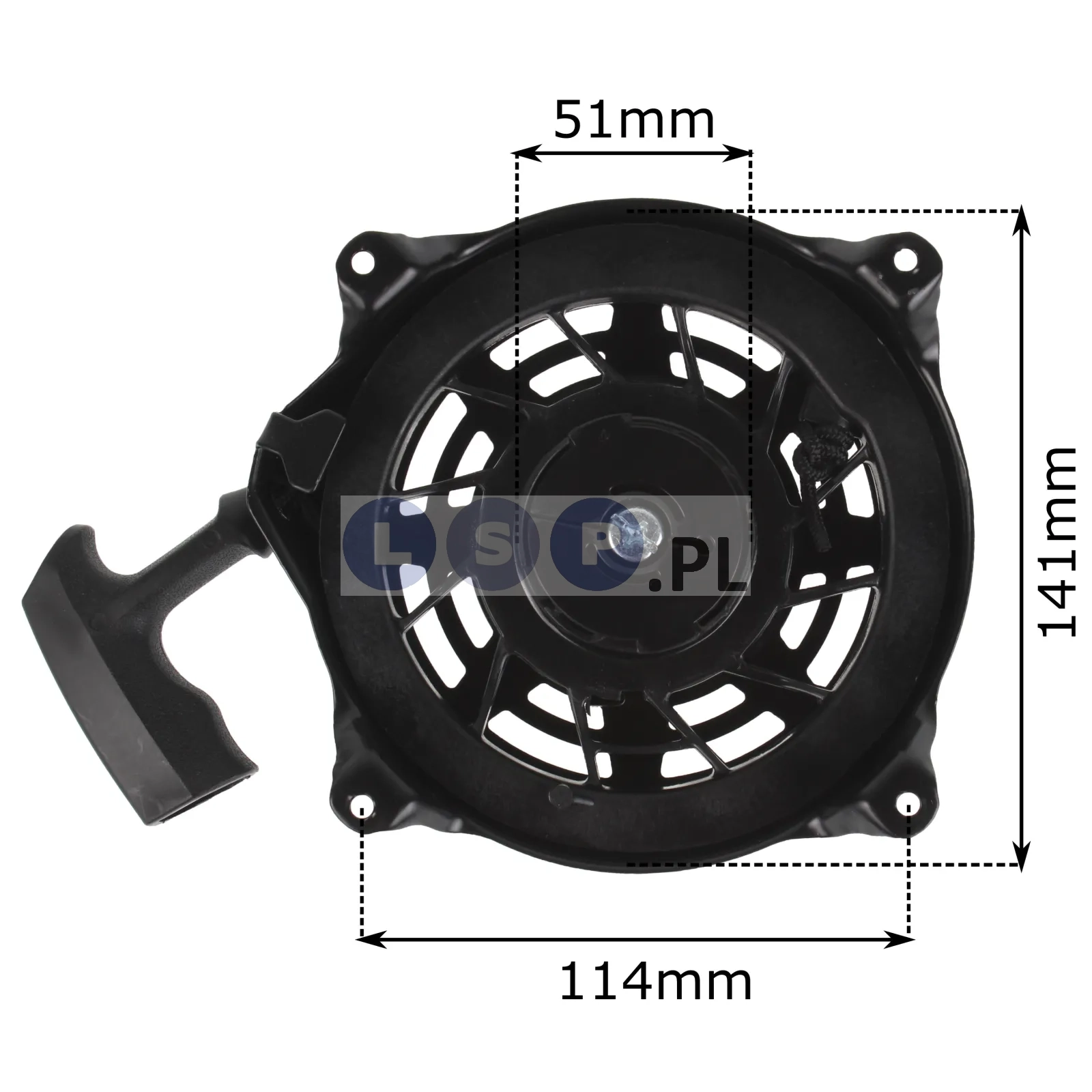 Rozrusznik do kosiarek spalinowych Briggs & Stratton quattro typ T34 starter szarpak