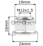 Nakrętka M12x1.5 lewy gwint do kos i podkaszarek Stihl 