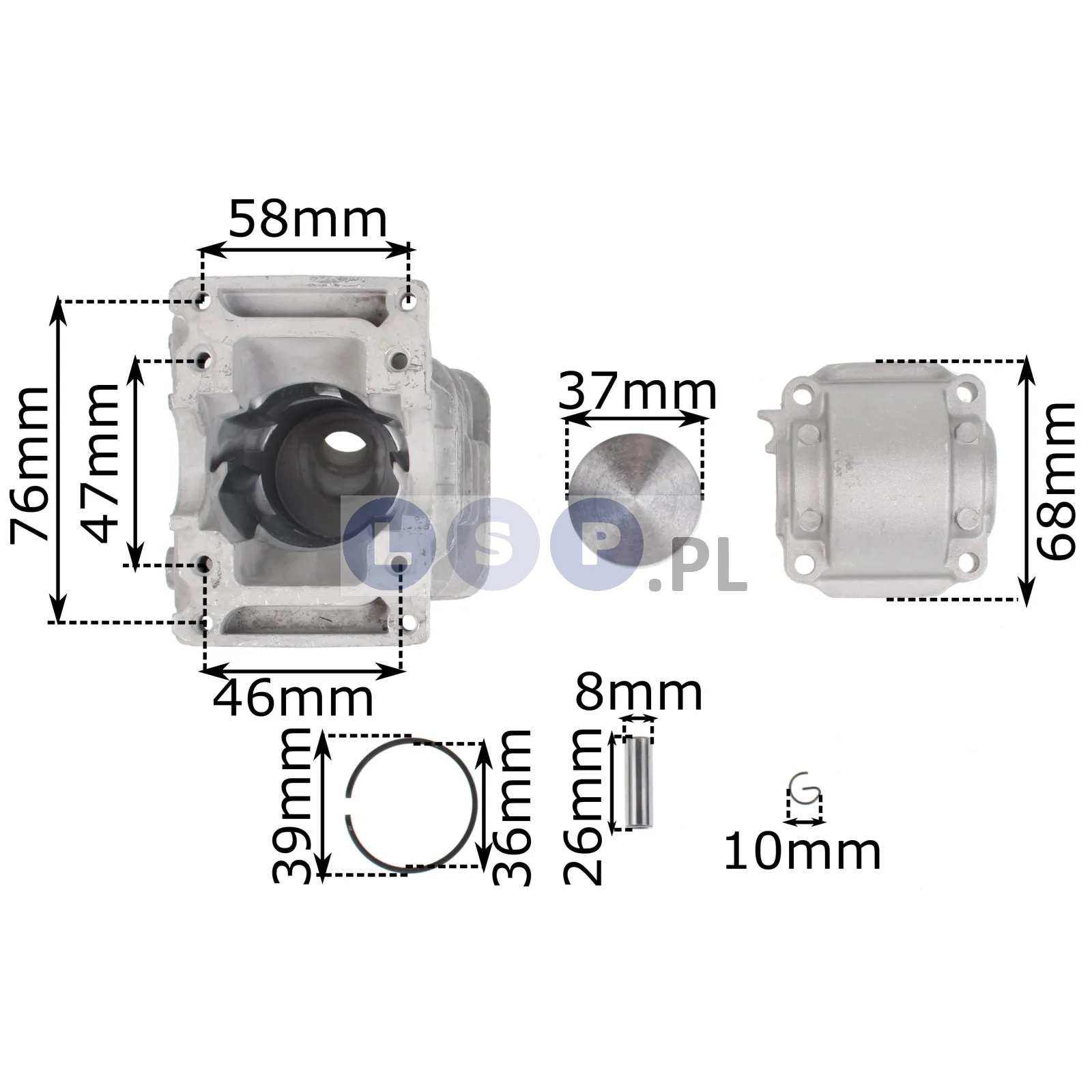 93-026 Cylinder kompletny ST170