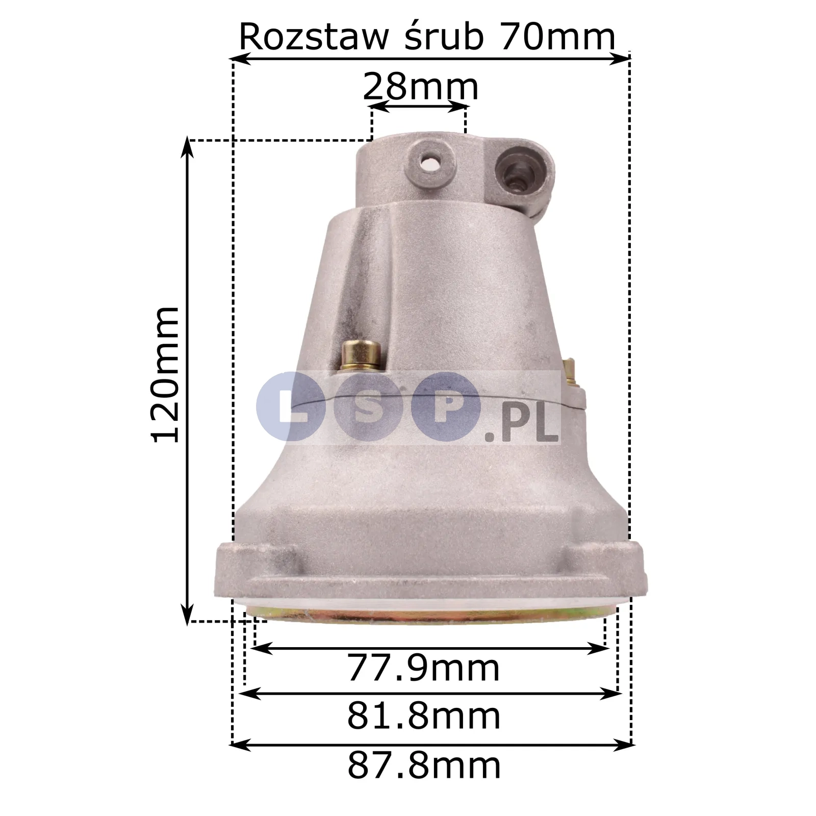 Kosz sprzęgła konektor bęben kosy 28 mm 9 frezów