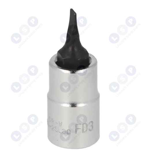 Klucz nasadka z bitem płaskim 3 mm 1/4 HONITON
