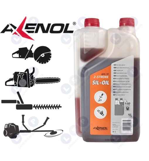 Olej do piły kosy spalinowej mieszanki 1L NAC DEMON STIHL czerwony