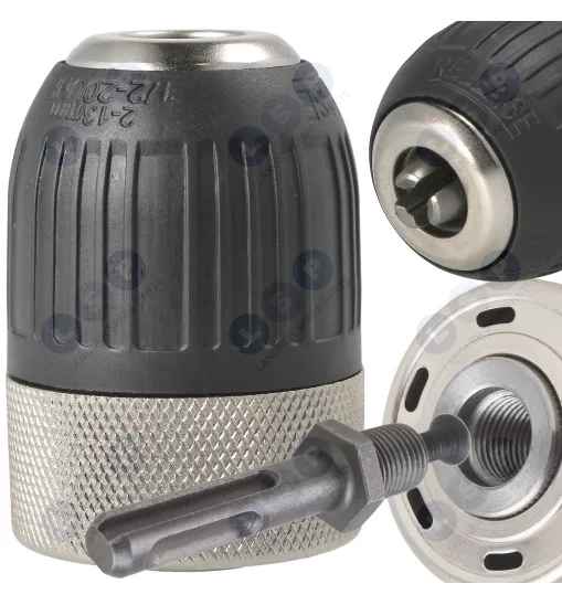 Uchwyt wiertarski futerko 1/2 i adapter SDS PLUS