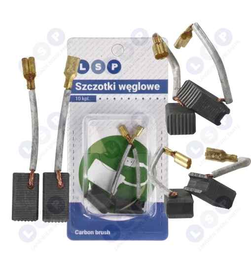 Szczotki węglowe do wiertarki szlifierki uniwersalne 6x8x14 mm