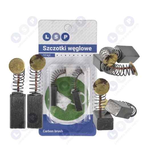 Szczotki węglowe 6x8x16 mm uniwersalne szlifierki pilarki wiertarki
