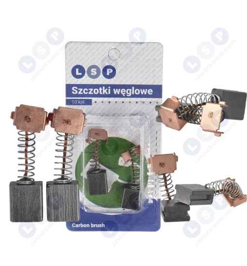 Szczotki węglowe do elektronarzędzi 6x10x11.1 mm uniwersalne