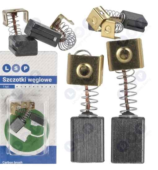 Szczotki węglowe do elektronarzędzi 6x9x12.5mm uniwersalne