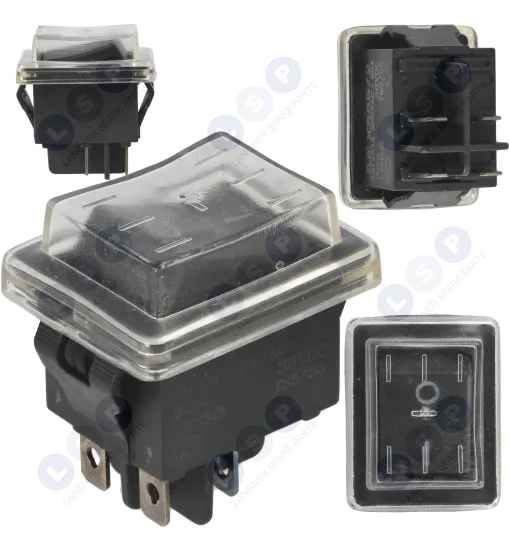 Wyłącznik włącznik kołyskowy ON-OFF 15A 250V IP55 4 styki