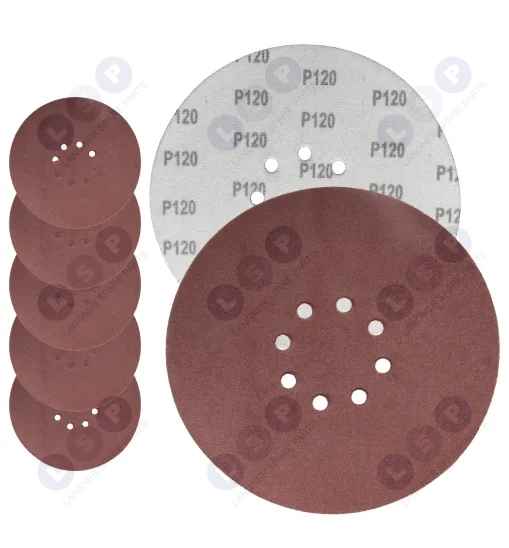 Papier ścierny 225 mm na rzep do żyrafy P120 z otworami 5 szt.