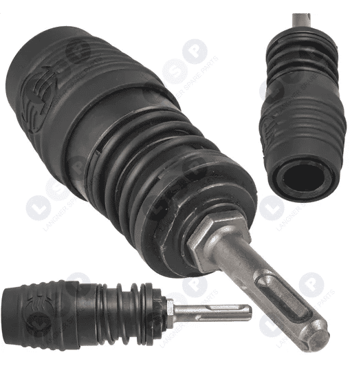 Adapter do wierteł SDS MAX do SDS Plus przelotka