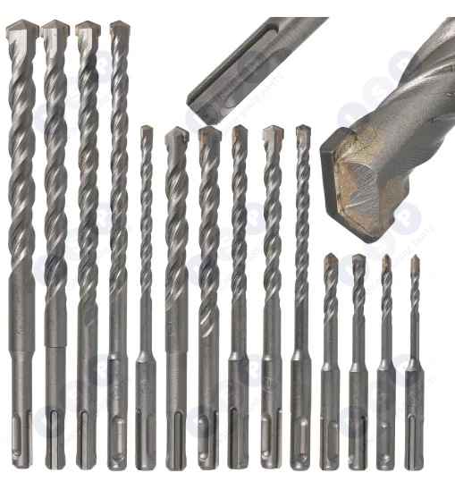 Zestaw wierteł wiertło SDS PLUS do betonu cegły 14 szt 5 - 16MM